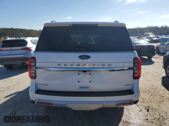 2023 Ford Expedition Max Limited with VIN 1FMJK2A84PEA28603, listed as a Copart auction lot 48036265 with Not provided miles and Salvage title. Bid and sale history available at DreamBid. Image 6.