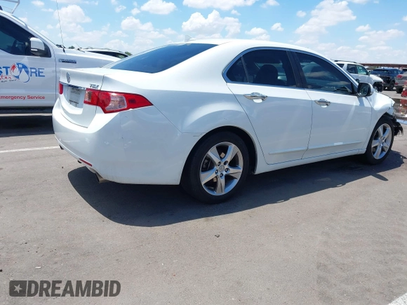 2013 Acura TSX with VIN JH4CU2F42DC007333, listed as a IAAI auction lot 42410009 with 186,310 mi miles and . Bid and sale history available at DreamBid. Image 4.