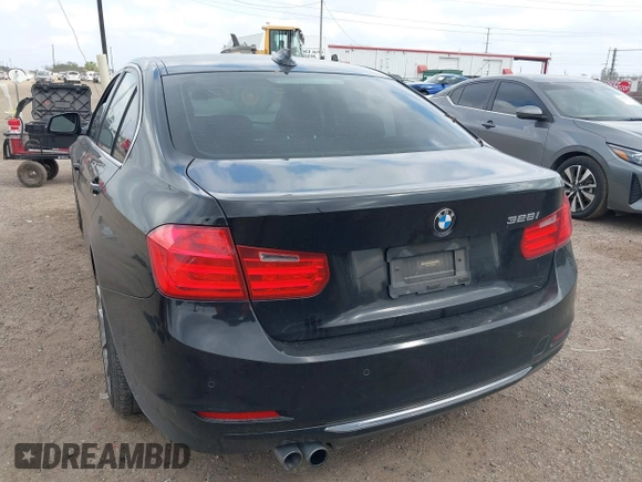 2013 BMW 3 Series 328i with VIN WBA3A5C58DF352998, listed as a IAAI auction lot 41516042 with 205,977 mi miles. Bid and sale history available at carsss.com. Image 3.