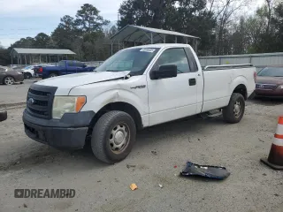 2013 Ford F-150 XL with VIN 1FTMF1CM4DKD91877, listed as a Copart auction lot 48806835 with 263,571 mi miles and Salvage Title. Bid and sale history available at carsss.com. Image 1.