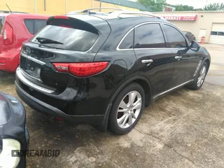2012 Infiniti FX with VIN JN8AS1MU1CM121512, listed as a IAAI auction lot 42201447 with 285,357 mi miles. Bid and sale history available at carsss.com. Image 4.