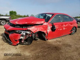 2022 Honda Civic EX-L z VIN 19XFL1H76NE011253, wystawiony jako Copart lot #58900455 z przebiegiem 19 233 mil mil oraz Szkoda całkowita • Salvage title. Historia ofert i sprzedaży dostępna na DreamBid. Obrazek 1.