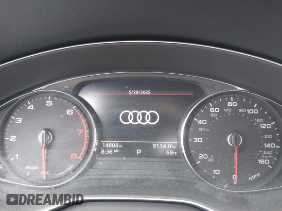 2023 Audi Q5 Premium with VIN WA1ABAFY2P2069296, listed as a IAAI auction lot 42366203 with 14,808 mi miles and . Bid and sale history available at DreamBid. Image 7.