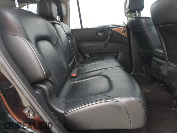 2012 Infiniti QX56 8-passenger with VIN JN8AZ2ND8C9715923, listed as a Copart auction lot 79192944 with 250,177 mi miles and Salvage Title. Bid and sale history available at carsss.com. Image 10.