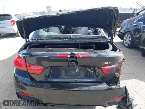 2016 BMW M4 with VIN WBS3U9C58GP969536, listed as a IAAI auction lot 41939708 with 1 mi miles. Bid and sale history available at carsss.com. Image 15.