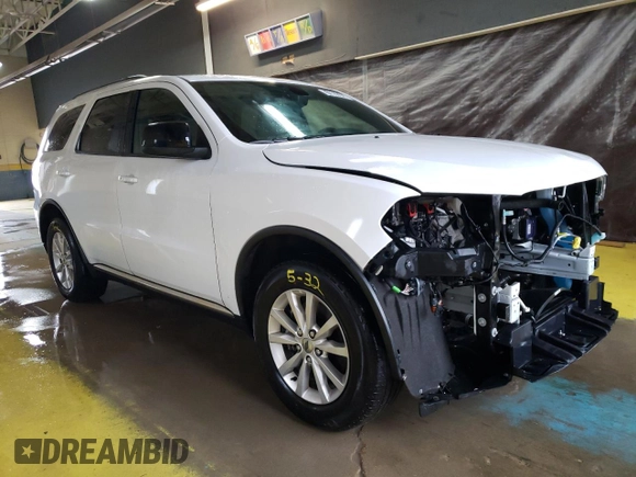 2023 Dodge Durango SXT z VIN 1C4RDHAGXPC630333, wystawiony jako Copart lot #51867645 z przebiegiem 39 329 mil mil oraz Czysty tytuł • Clean title. Historia ofert i sprzedaży dostępna na DreamBid. Obrazek 4.