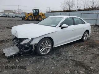2020 Audi A4 Premium with VIN WAUDNAF45LA044798, listed as a Copart auction lot 49611405 with 35,677 mi miles and Non repairable. Bid and sale history available at DreamBid. Image 1.