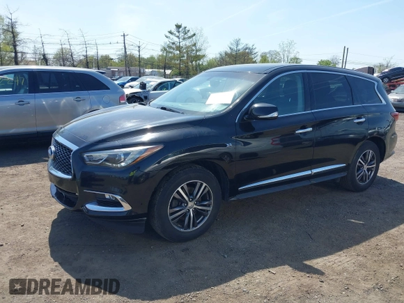 2018 Infiniti QX60 with VIN 5N1DL0MM4JC529193, listed as a IAAI auction lot 42091013 with 202,602 mi miles. Bid and sale history available at carsss.com. Image 17.