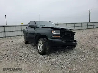 2016 Chevrolet Silverado 1500 Custom with VIN 1GCVKPEC5GZ415266, listed as a Copart auction lot 43703815 with 0 mi miles and Salvage Title. Bid and sale history available at carsss.com. Image 10.