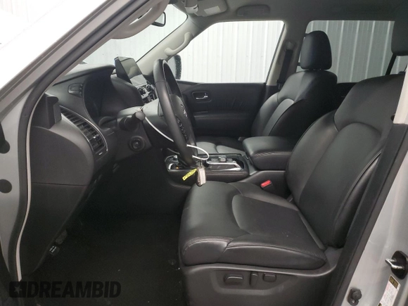 2023 Nissan Armada SV with VIN JN8AY2AD8P9690973, listed as a Copart auction lot 41570965 with 41,414 mi miles and Salvage title. Bid and sale history available at DreamBid. Image 7.