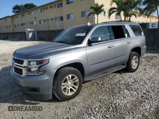 2020 Chevrolet Tahoe LS with VIN 1GNSCAKC4LR120582, listed as a Copart auction lot 45857205 with Not provided miles and Non repairable. Bid and sale history available at DreamBid. Image 1.