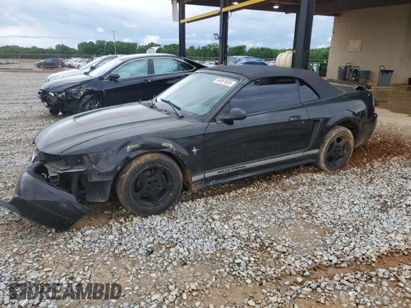2003 Ford Mustang Deluxe z VIN 1FAFP44433F364091, wystawiony jako Copart lot #54061935 z przebiegiem 201 406 mil mil oraz Szkoda całkowita • Salvage title. Historia ofert i sprzedaży dostępna na DreamBid. Obrazek 1.