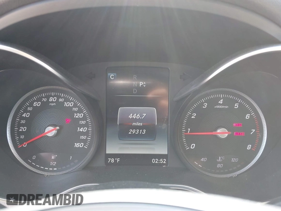 2017 Mercedes-Benz C 300 with VIN 55SWF4KB4HU220400, listed as a IAAI auction lot 42205626 with 29,313 mi miles and . Bid and sale history available at DreamBid. Image 7.