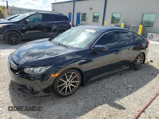 2017 Honda Civic EX-T with VIN 19XFC1E35HE023013, listed as a Copart auction lot 53592114 with 89,260 mi miles and Salvage Title. Bid and sale history available at DreamBid. Image 1.