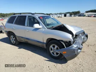 2003 Hyundai Santa Fe GLS with VIN KM8SC13D43U517220, listed as a Copart auction lot 76797714 with 126,733 mi miles and Salvage Title. Bid and sale history available at carsss.com. Image 4.