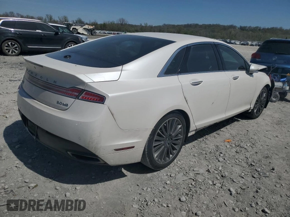 2015 Lincoln MKZ with VIN 3LN6L2J92FR602820, listed as a Copart auction lot 53164855 with 224,893 mi miles and Salvage title. Bid and sale history available at DreamBid. Image 3.