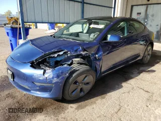 2022 Tesla Model 3 with VIN 5YJ3E1EA9NF288499, listed as a Copart auction lot 52202955 with 86,372 mi miles and Clean Title. Bid and sale history available at DreamBid. Image 1.
