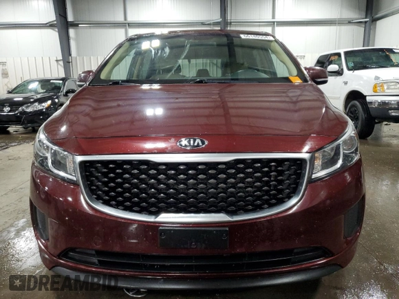 2016 Kia Sedona LX with VIN KNDMB5C17G6112900, listed as a Copart auction lot 66140554 with 208,132 mi miles and Salvage Title. Bid and sale history available at carsss.com. Image 5.
