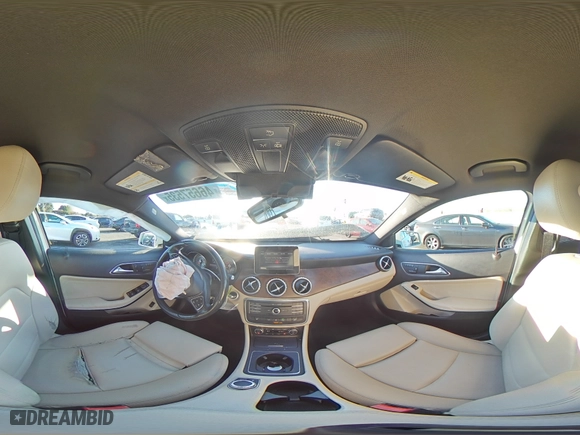 2017 Mercedes-Benz GLA with VIN WDCTG4EB6HJ349660, listed as a Copart auction lot 46657535 with 66,671 mi miles and Salvage Title. Bid and sale history available at carsss.com. Image 14.