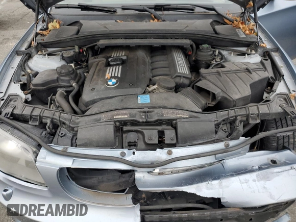 2011 BMW 1 Series 128i with VIN WBAUN1C59BVH82496, listed as a Copart auction lot 83407084 with 123,160 mi miles and Salvage Title. Bid and sale history available at carsss.com. Image 11.