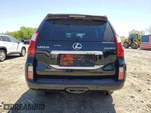 2010 Lexus GX 460 with VIN JTJBM7FX6A5004338, listed as a Copart auction lot 53827575 with 208,435 mi miles and Clean Title. Bid and sale history available at DreamBid. Image 6.