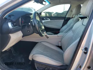 2019 Genesis G70 2.0T Advanced with VIN KMTG44LA7KU019530, listed as a Copart auction lot 81485154 with 68,657 mi miles and Salvage Title. Bid and sale history available at carsss.com. Image 7.