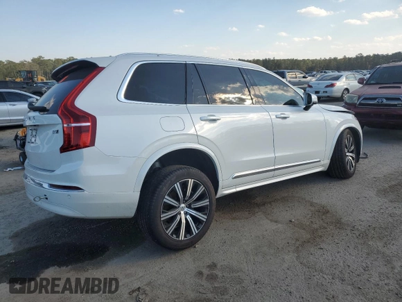 2024 Volvo XC90 Core Bright Theme with VIN YV4L12PKXR1183828, listed as a Copart auction lot 77121594 with 0 mi miles and Salvage Title. Bid and sale history available at carsss.com. Image 3.