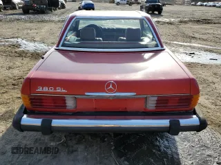 1984 Mercedes-Benz 380 SL with VIN WDBBA45A5EA010151, listed as a Copart auction lot 49022575 with 83,318 mi miles and Clean Title. Bid and sale history available at carsss.com. Image 6.