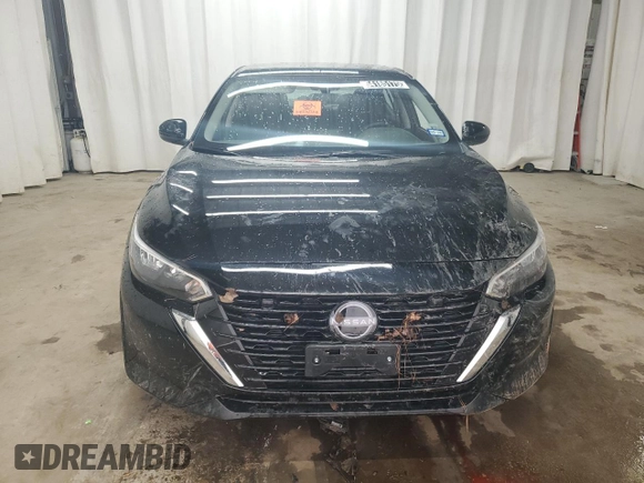 2025 Nissan Sentra SV with VIN 3N1AB8CV8SY208224, listed as a Copart auction lot 54185175 with 7,901 mi miles and Salvage Title. Bid and sale history available at carsss.com. Image 5.
