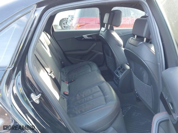 2019 Audi A4 Premium Plus with VIN WAUENAF40KN006942, listed as a IAAI auction lot 41496480 with 59707 miles. Bid and sale history available at carsss.com. Image 8.