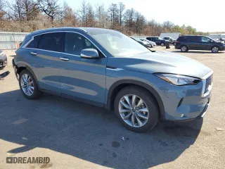 2022 Infiniti QX50 LUXE with VIN 3PCAJ5BB1NF120556, listed as a Copart auction lot 46682175 with 321 mi miles and Salvage Title. Bid and sale history available at carsss.com. Image 4.