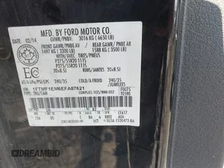 2014 Ford F-150 XL с VIN 1FTMF1EM6EFA87621, выставлен на аукционе IAAI как лот 42546273 с пробегом 170 282 миль миль и . История ставок и продаж доступна на DreamBid. Изображение 9.