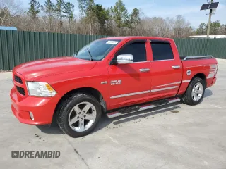 2015 Ram 1500 Express with VIN 1C6RR6KT6FS608441, listed as a Copart auction lot 43699075 with 91,178 mi miles and Salvage title. Bid and sale history available at DreamBid. Image 1.