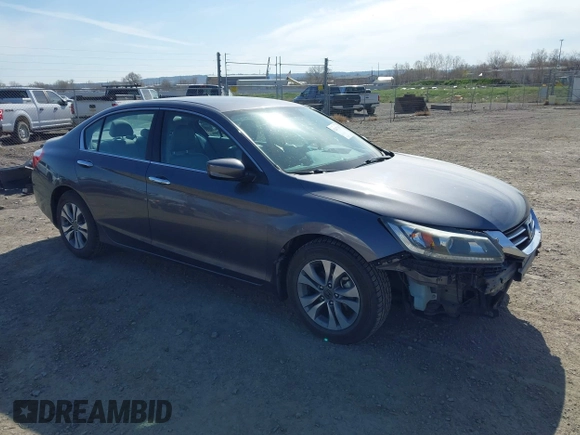 2014 Honda Accord LX z VIN 1HGCR2F37EA069769, wystawiony jako IAAI lot #42047190 z przebiegiem 125 309 mil mil oraz . Historia ofert i sprzedaży dostępna na DreamBid. Obrazek 1.