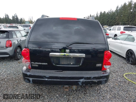 2005 Dodge Durango Limited with VIN 1D4HB58D75F543693, listed as a IAAI auction lot 41916073 with 277,008 mi miles and . Bid and sale history available at DreamBid. Image 16.