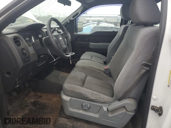 2014 Ford F-150 XL with VIN 1FTNF1EFXEKD42719, listed as a Copart auction lot 57966955 with 136,751 mi miles and Salvage title. Bid and sale history available at DreamBid. Image 7.
