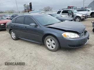 2011 Chevrolet Impala LS Fleet with VIN 2G1WF5EKXB1242021, listed as a Copart auction lot 50048785 with 125,768 mi miles and Salvage Title. Bid and sale history available at DreamBid. Image 4.