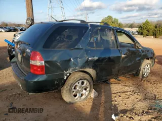 2002 Acura MDX Touring Pkg with VIN 2HNYD18662H515731, listed as a Copart auction lot 85300884 with 150,590 mi miles and Salvage Title. Bid and sale history available at carsss.com. Image 3.