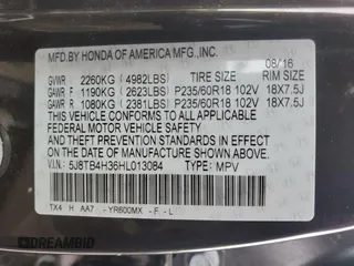 2017 Acura RDX with VIN 5J8TB4H36HL013084, listed as a Copart auction lot 47700725 with 125,752 mi miles and Salvage Title. Bid and sale history available at carsss.com. Image 13.