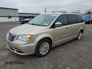 2012 Chrysler Town & Country Limited with VIN 2C4RC1GG1CR314936, listed as a Copart auction lot 49394975 with 103,940 mi miles and Salvage Title. Bid and sale history available at carsss.com. Image 1.