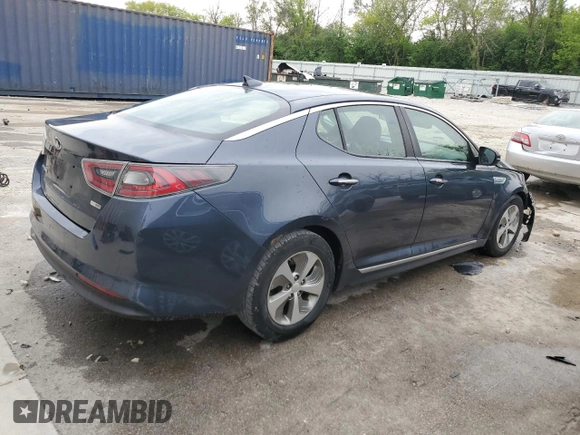 2014 Kia Optima Hybrid LX with VIN KNAGM4AD1E5064647, listed as a Copart auction lot 86782054 with 180,766 mi miles and Non Repairable. Bid and sale history available at carsss.com. Image 3.