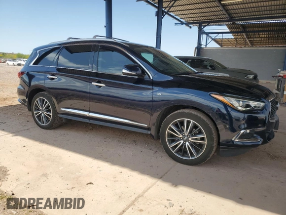 2019 Infiniti QX60 Pure z VIN 5N1DL0MM2KC561741, wystawiony jako Copart lot #53581405 z przebiegiem 80 366 mil mil oraz Szkoda całkowita • Salvage title. Historia ofert i sprzedaży dostępna na DreamBid. Obrazek 4.