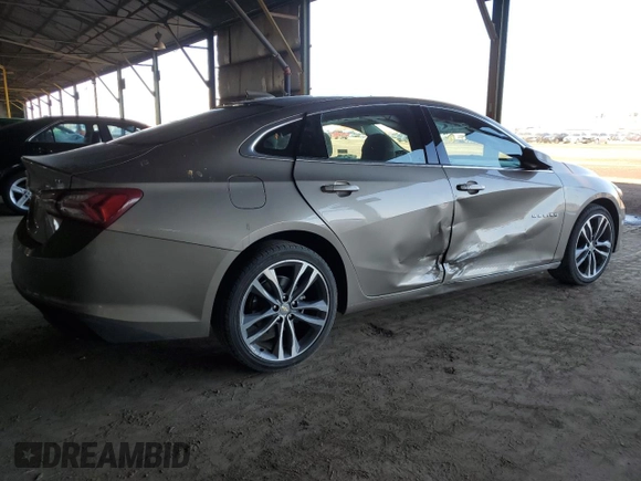 2022 Chevrolet Malibu LT with VIN 1G1ZD5ST9NF113992, listed as a Copart auction lot 48805935 with 75,518 mi miles and Salvage Title. Bid and sale history available at DreamBid. Image 3.