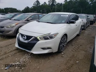 2017 Nissan Maxima Platinum with VIN 1N4AA6AP6HC395124, listed as a Copart auction lot 63972675 with 143,796 mi miles and Salvage title. Bid and sale history available at DreamBid. Image 1.