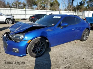 2015 Subaru BRZ Series.Blue with VIN JF1ZCAC1XF9602889, listed as a Copart auction lot 41565695 with 80,685 mi miles and Salvage Title. Bid and sale history available at carsss.com. Image 1.
