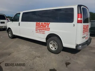 2016 Chevrolet Express Passenger LT with VIN 1GAZGPFG5G1270709, listed as a Copart auction lot 64763585 with 155,425 mi miles and Clean title. Bid and sale history available at DreamBid. Image 2.