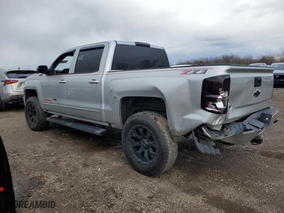 2017 Chevrolet Silverado 1500 LT with VIN 3GCUKREC2HG265075, listed as a Copart auction lot 81356484 with 99,484 mi miles and Salvage Title. Bid and sale history available at carsss.com. Image 2.