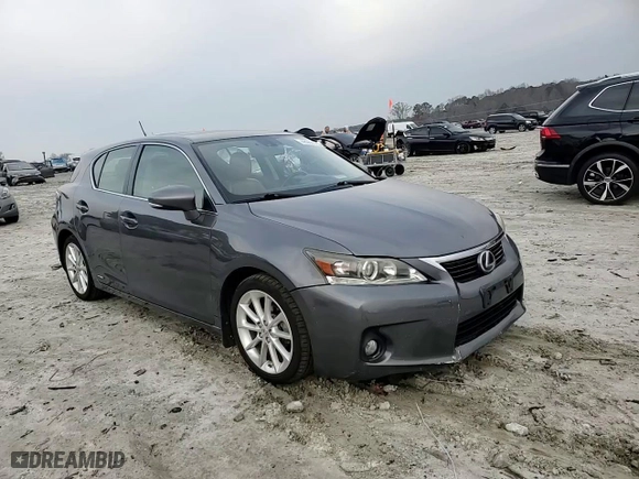 2012 Lexus CT 200h with VIN JTHKD5BH4C2114149, listed as a Copart auction lot 48964375 with 170,874 mi miles and Salvage Title. Bid and sale history available at carsss.com. Image 11.