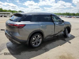 2024 Infiniti QX60 Luxe z VIN 5N1DL1FR9RC351355, wystawiony jako Copart lot #54048625 z przebiegiem 33 079 mil mil oraz Szkoda całkowita • Salvage title. Historia ofert i sprzedaży dostępna na DreamBid. Obrazek 3.