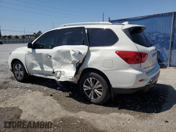 2019 Nissan Pathfinder SL with VIN 5N1DR2MN3KC640483, listed as a Copart auction lot 53702045 with 77,962 mi miles and Non repairable. Bid and sale history available at DreamBid. Image 2.